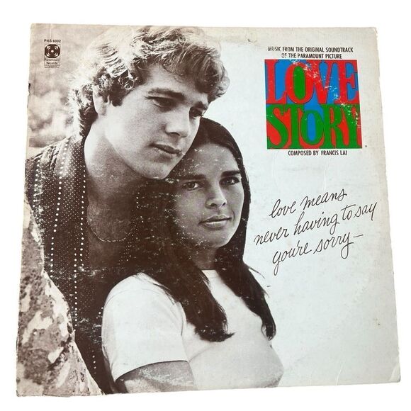 RARE LOVE STORY SOUNDTRACK LP VINYL RECORD FRANCIS LAI 1970 PARAMOUNT 12” - Picture 2 of 5